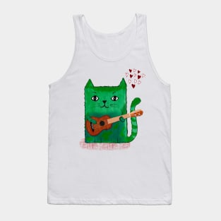 Ukulele Kitty Tank Top